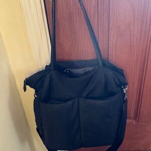 Elegant Black Tote Bag